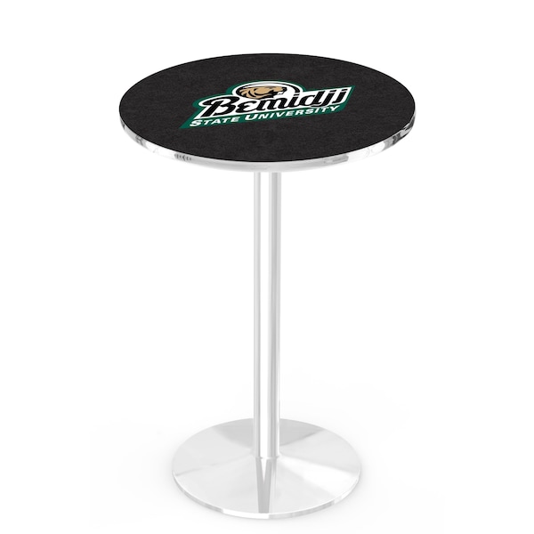 42" Chrome Bemidji State Pub Table